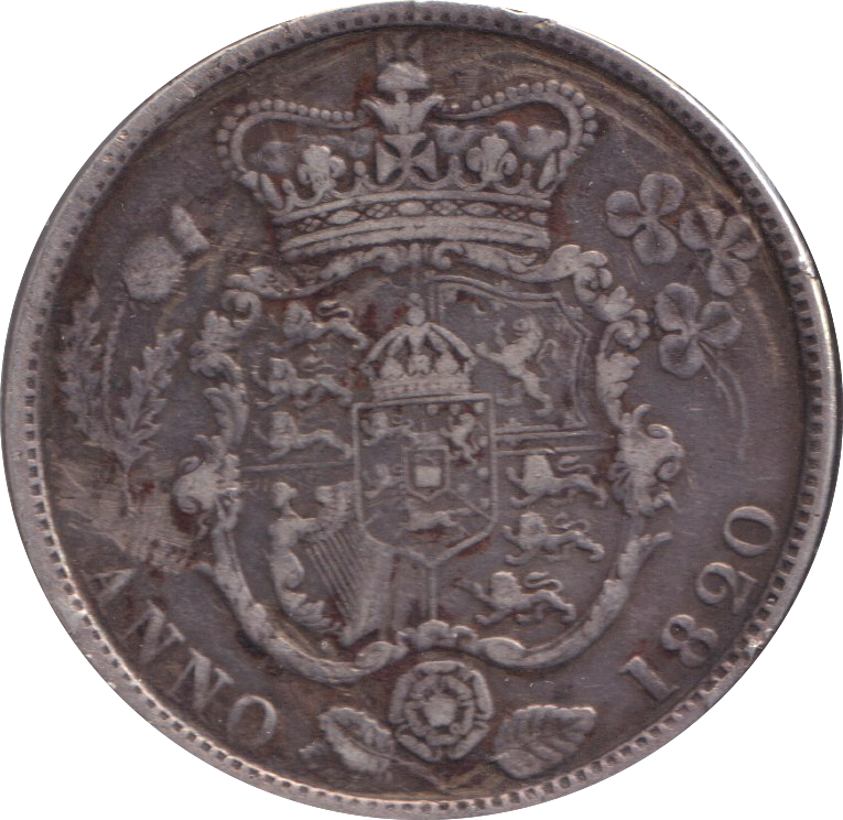 1820 HALF CROWN ( GF )