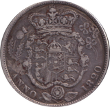 1820 HALF CROWN ( GF )