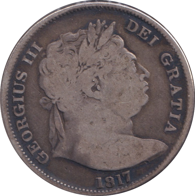 1817 HALFCROWN ( FINE )