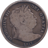1817 HALFCROWN ( FINE )