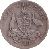 1913 ONE SHILLING AUSTRALIA