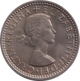 1957 SIXPENCE ( BU )