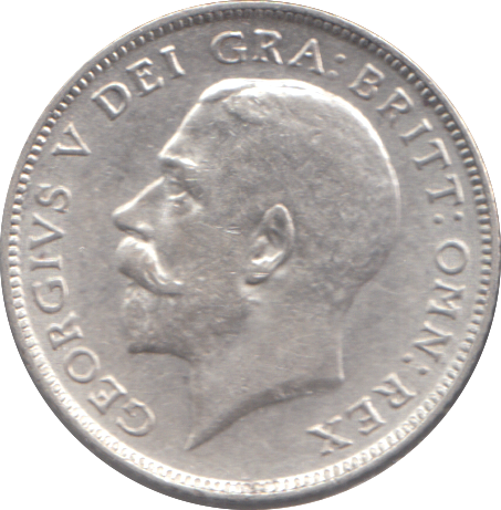 1917 SIXPENCE ( AUNC )