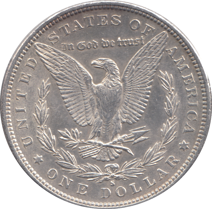 1882 SILVER ONE MORGAN DOLLAR USA