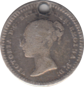 1842 HOLED THREE HALFPENCE ( FINE )