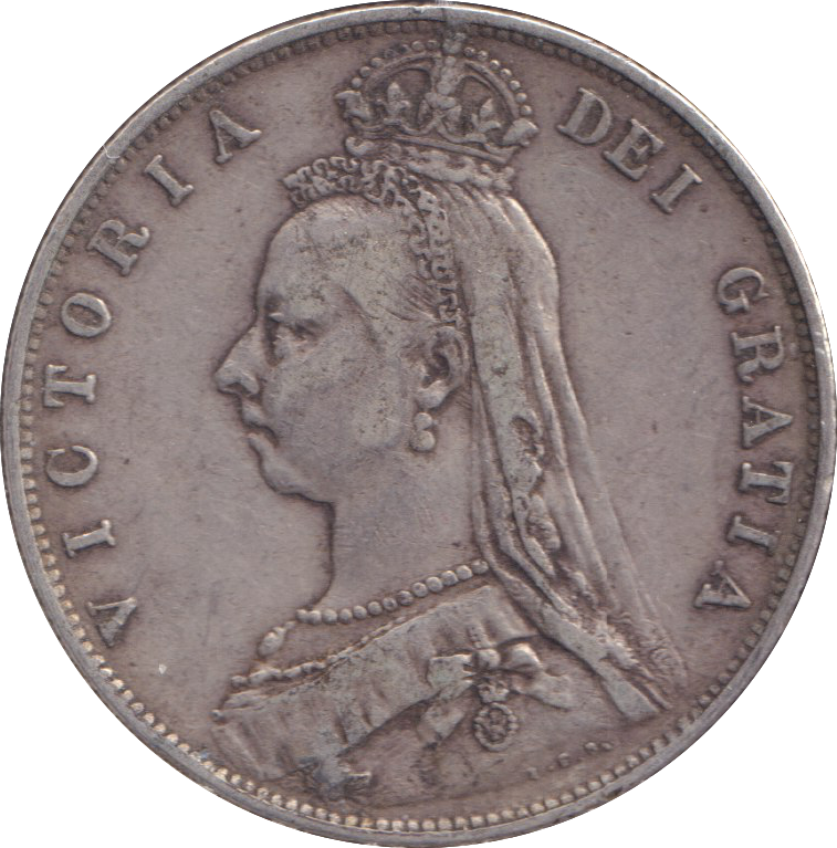 1890 HALFCROWN ( GF )