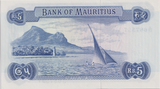 1967 FIVE RUPEES MAURITIUS BANKNOTE REF-1836