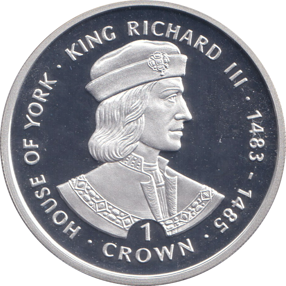 1999 SILVER PROOF ONE CROWN KING RICHARD III