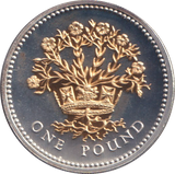 2008 SILVER PROOF GOLD PLATED £1