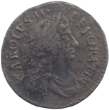 1679 CHARLES II TWO PENCE