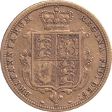 1881 GOLD HALF SOVEREIGN ( FINE )