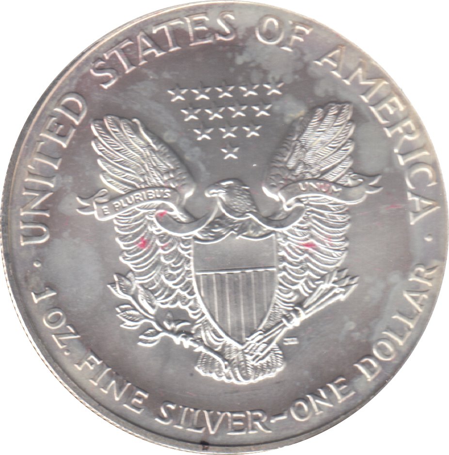 2000 AMERICAN EAGLE SILVER DOLLAR 1 OZ FINE SILVER USA