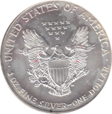 2000 AMERICAN EAGLE SILVER DOLLAR 1 OZ FINE SILVER USA