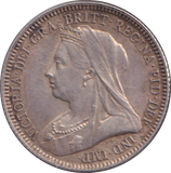 1893 SIXPENCE ( EF )