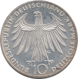 1972 SILVER GERMANY WEST 10 MARK OLYMPIC