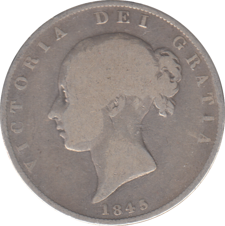 1845 HALFCROWN ( NF )