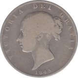 1845 HALFCROWN ( NF )