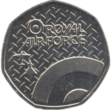 2016 50P SHAPED MEDALLION TYPHOON 1994