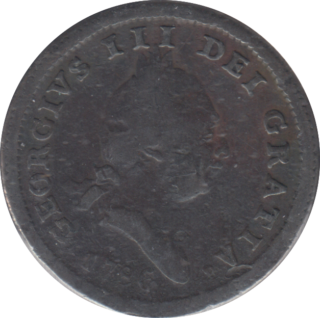 1786 HALF PENNY ISLE OF MAN