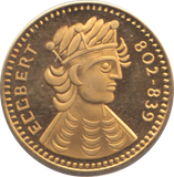 2012 SILVER PROOF OUR ROYAL SOVEREIGNS ECGBERT