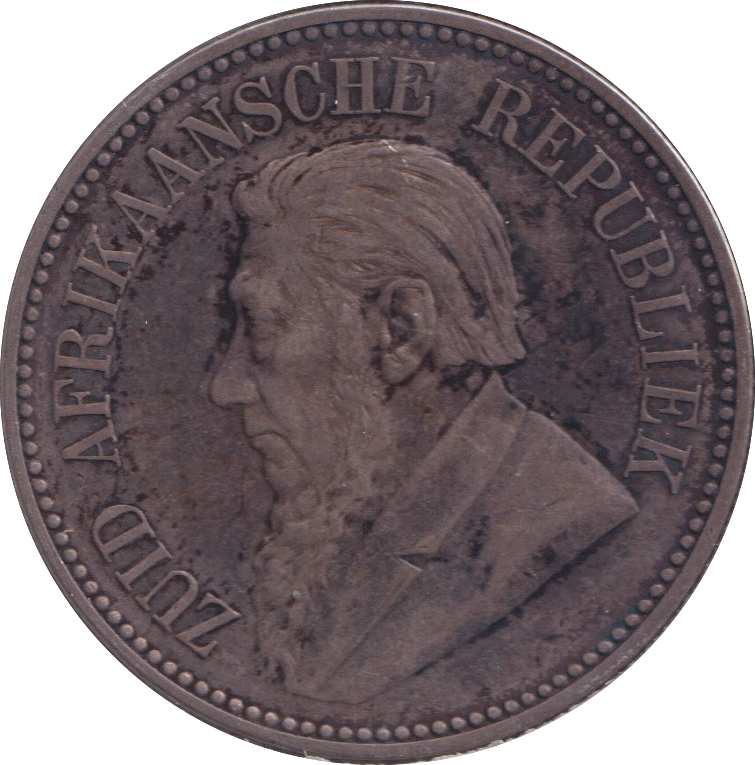 1897 SILVER 2 1/2 SHILLING SOUTH AFRICA