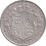 1914 HALFCROWN ( VF )
