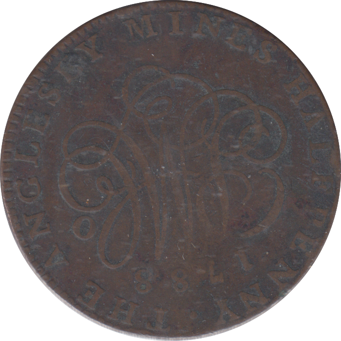 1788 ANGLESEY HALFPENNY TOKEN
