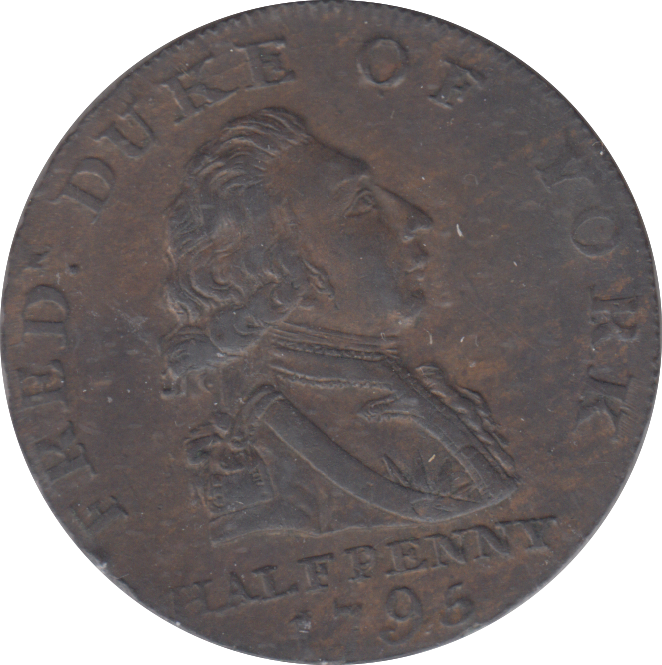 1795 YORK HALFPENNY TOKEN