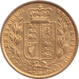 1864 GOLD SOVEREIGN ( GVF ) DIE 74