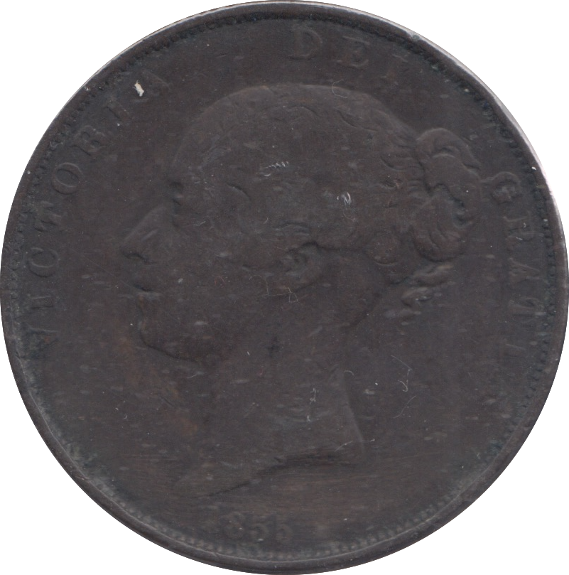 1855 PENNY ( FINE )