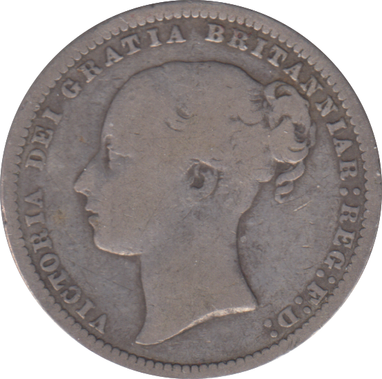 1876 SHILLING ( FINE )