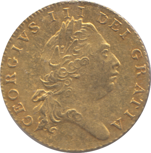 1803 GOLD HALF GUINEA ( EF )