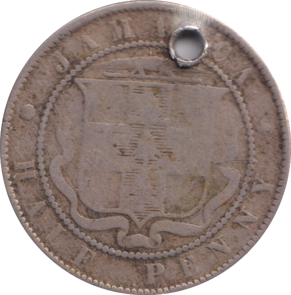 1870 HALF PENNY JAMAICA