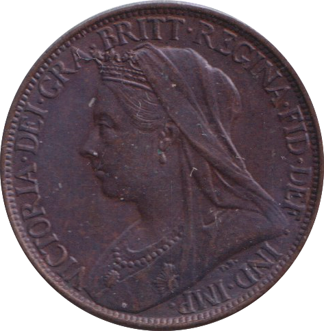 1901 FARTHING ( AUNC )