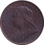 1901 FARTHING ( AUNC )