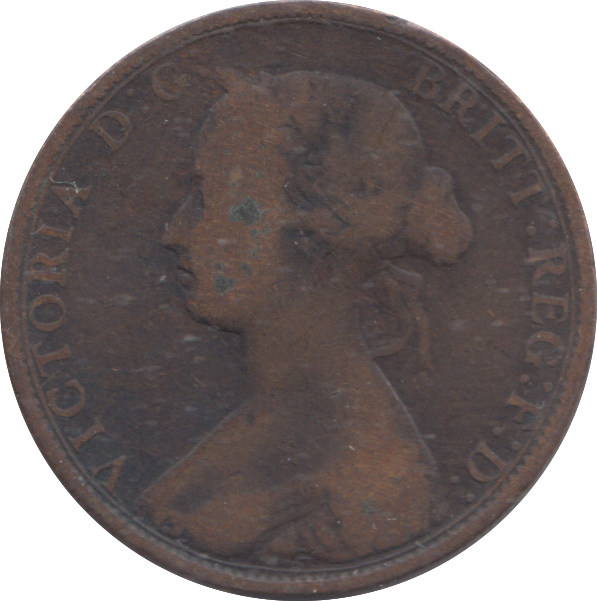1863 HALFPENNY ( NF )