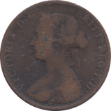 1863 HALFPENNY ( NF )