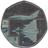 2016 50P SHAPED MEDALLION TYPHOON 1994