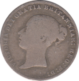1866 SIXPENCE ( FINE )