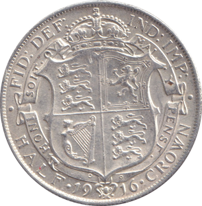 1916 HALFCROWN ( GVF )