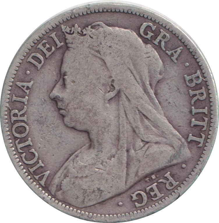 1895 HALFCROWN ( FINE )