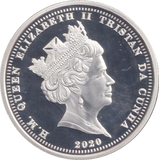 2020 SILVER TRISTAN DA CUNHA FIVE POUNDS