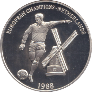 1996 SILVER PROOF NETHERLANDS EUROPEAN FOOTBALL CHAMPIONSHIP
