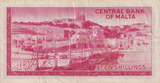 1967 TEN SHILLINGS MALTA BANKNOTE REF-1827
