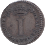 1687 MAUNDY ONE PENNY ( VF )