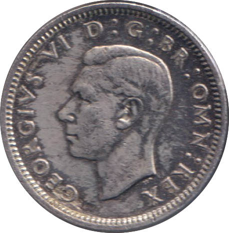 1950 SIXPENCE ( GVF )