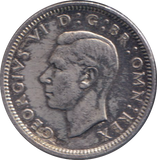 1950 SIXPENCE ( GVF )