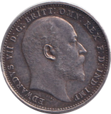 1907 MAUNDY FOURPENCE ( EF )
