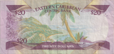 1989 TWENTY DOLLARS EASTERN CARIBBEAN BANKNOTE REF-1794