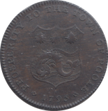 1795 POOKE FARTHING TOKEN
